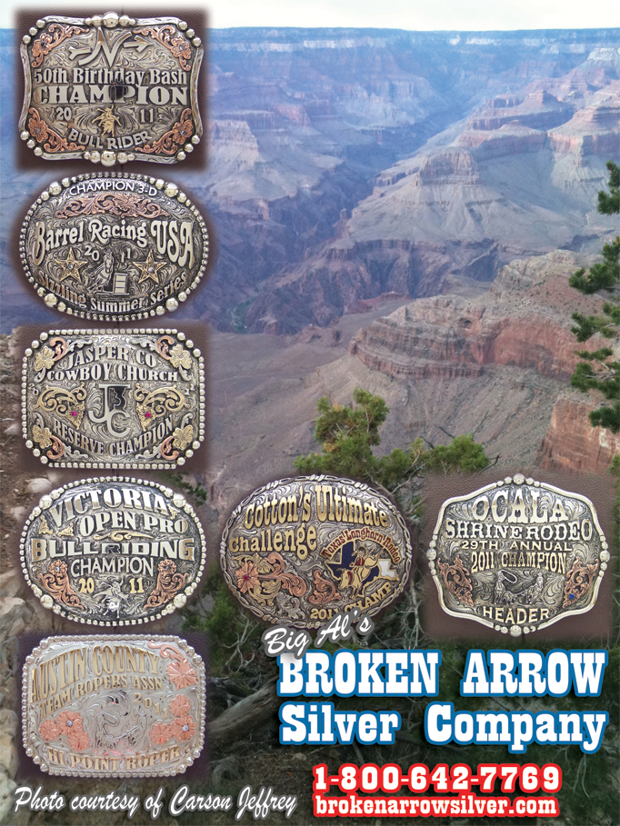September 2011 Broken Arrow Silver - Rodeo Buckles, Custom Trophy Buckles